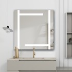 Der Spiegel Viola mit LED Ausleuchtung