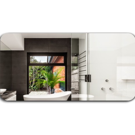 Der Spiegel Shape 03 70x100 heizung + weiße umrissbeleuchtung + berührungssensor + eingebauter spiegel