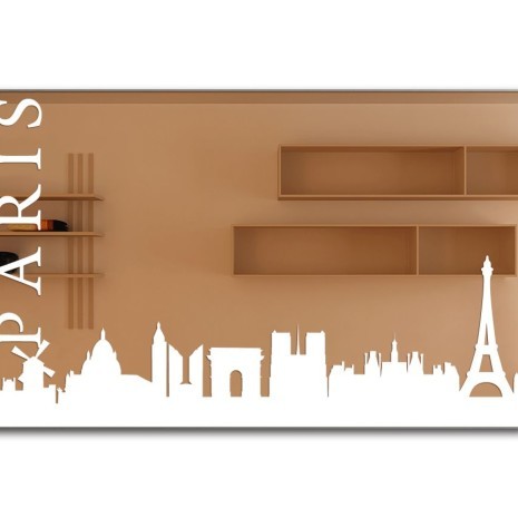 Der Spiegel Paris mit LED Ausleuchtung
