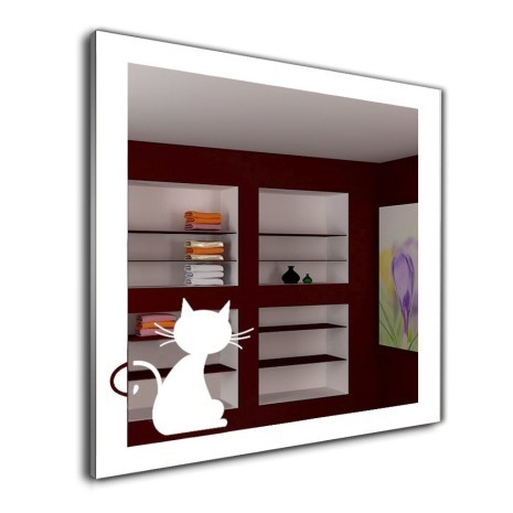 Der Spiegel Kitten mit LED Ausleuchtung