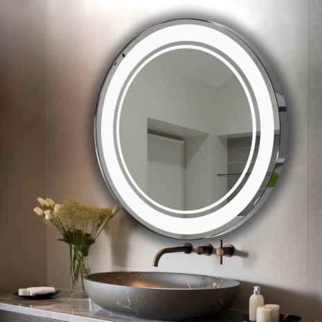 Spiegel Perla Inox Gloss