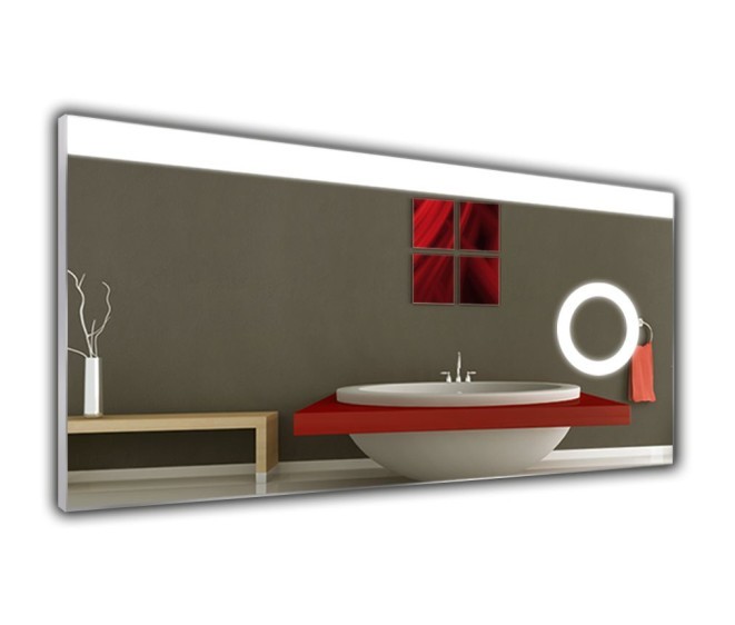 Der Spiegel Diana mit LED Ausleuchtung   Linse