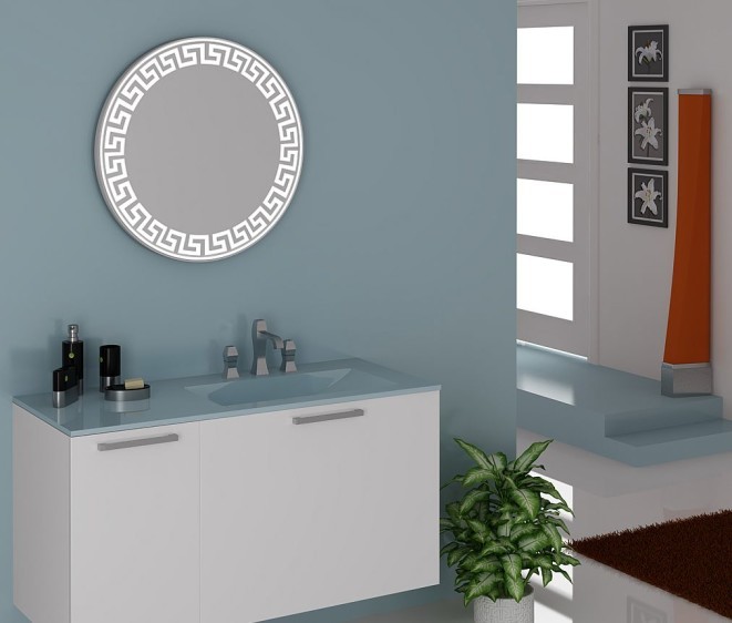 Der Spiegel Patrizia mit LED Ausleuchtung - Foto 3