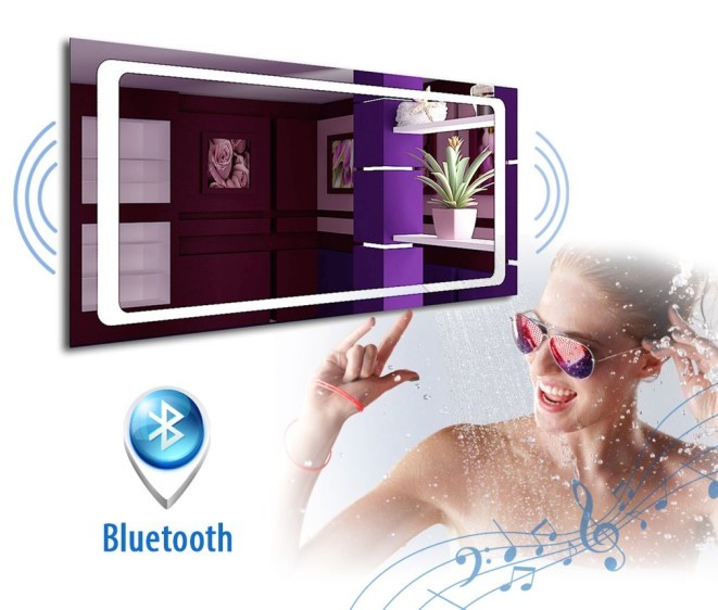 Spiegel mit akustischem Lautsprechern Adele + Bluetooth - Foto 4
