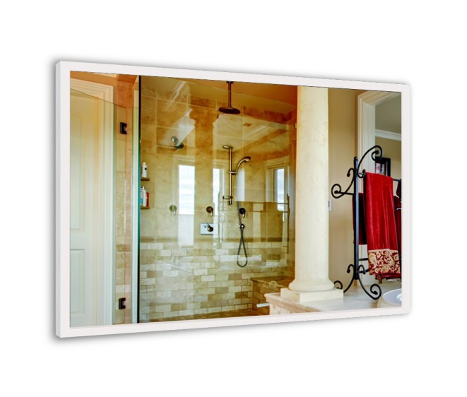 Der Spiegel alu 001 White - Foto 1