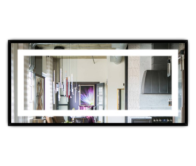 Der Spiegel Livia Black mit LED Ausleuchtung - Foto 2