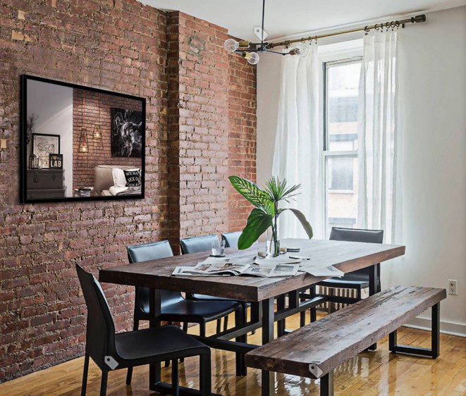 Der Spiegel alu 001 Black - Foto 4