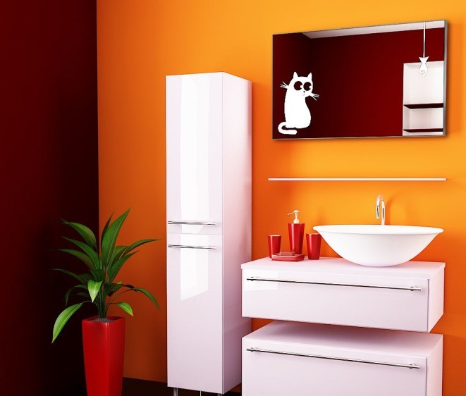 Der Spiegel Cat&Fish mit LED Ausleuchtung - Foto 3