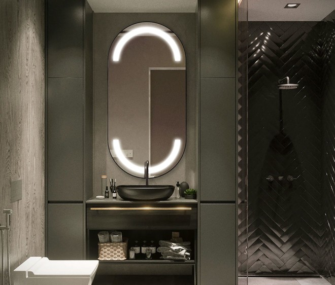 Der Spiegel Alberta Inox Black - Foto 4