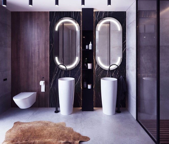 Der Spiegel Alberta mit LED Ausleuchtung - Foto 2