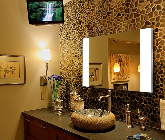 Der Spiegel Milena mit LED Ausleuchtung - Foto 3