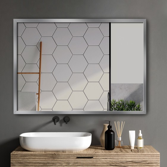 Der Spiegel alu 001 Chrome - Foto 5