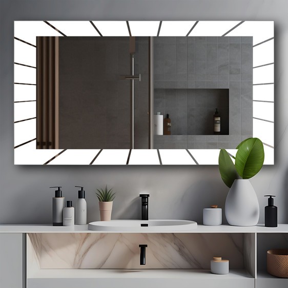 Der Spiegel Amata mit LED Ausleuchtung - Foto 5