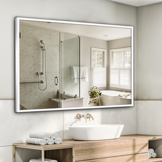 Der Spiegel alu 001 White - Foto 5