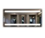 Der Spiegel Natalina 80x76 heizung + weiße umrissbeleuchtung + eingebauter spiegel 5-fach + uhr - Foto 2