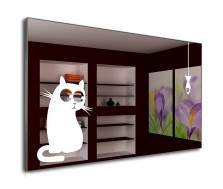 Der Spiegel Cat&Fish mit LED Ausleuchtung