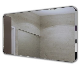 Der Spiegel Inox Gloss 140x50 mit LED Ausleuchtung