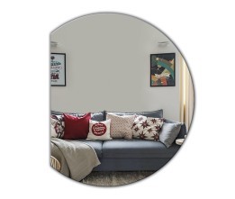 Der Spiegel Moon 160x80 Weiße Umrissbeleuchtung